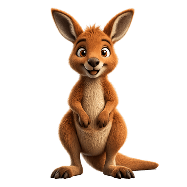 KyvonAI kangaroo mascot for AI outbound website sales
